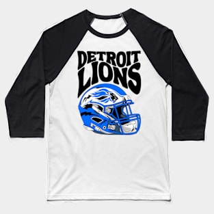 Detroit Lions Baseball T-Shirt